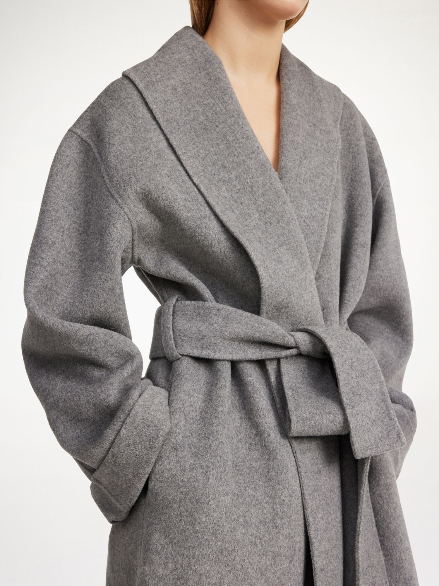 By Malene Birger Trullem Wool Jacken Grau | AT_BB46841